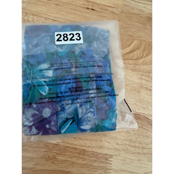 The Tie Rack Set of Matching Bow Tie & Cummerbund Blue Purple Floral One Size JL - Picture 12 of 12